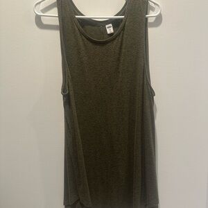 Olive Green Sleeveless Top